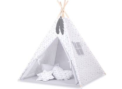 Namioty Tipi dla dzieci z matą i poduszkami