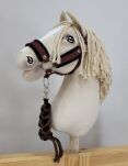 Uwiąz dla Hobby Horse ze sznurka – czarno- brązowy - 2