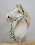 Uwiąz dla Hobby Horse ze sznurka – biało-szałwia - 2