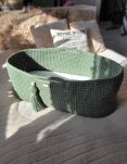 Kosz Mojżesza BOHO Handmade ze stojakiem - pistacja - 2