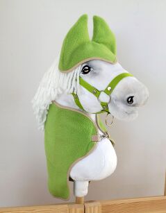 Zestaw dla Hobby Horse A3: derka + nauszniki – jasny zielony