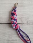 Uwiąz dla Hobby Horse ze sznurka – ciemny róż/ fiolet/ ciemny fiolet - 2