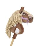 Hobby Horse Mały koń na kiju Premium - western III gniady z jasną grzywą A4 - 2