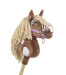 Hobby Horse Mały koń na kiju Premium - western III gniady z jasną grzywą A4 - 3