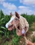 Hobby Horse Mały koń na kiju Premium - western III gniady z jasną grzywą A4 - 8