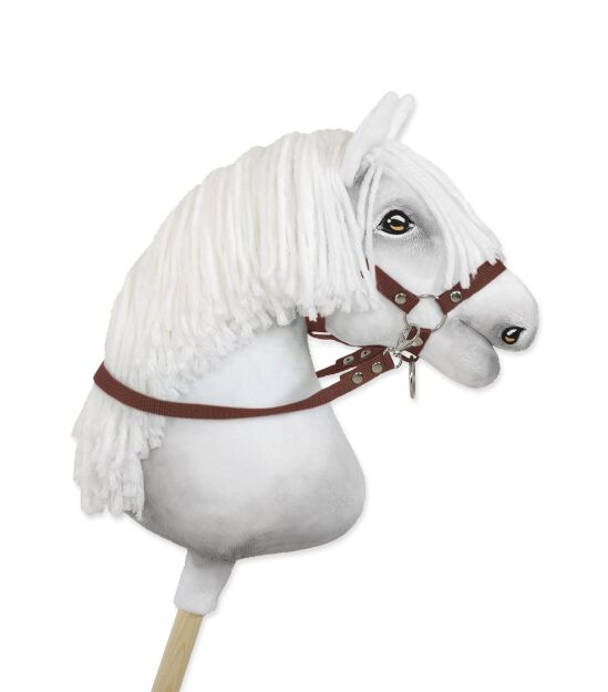 Wodze dla konia Hobby Horse – brązowe