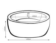 Suchy basen minky H-30 cm z piłkami 300szt. - miętowy - 15
