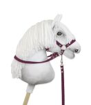 Wodze dla konia Hobby Horse – śliwkowe - 2