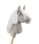 Hobby Horse Mały koń na kiju Premium - siwy III A4 - 3