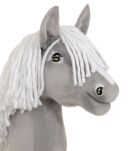 Hobby Horse Mały koń na kiju Premium - siwy III A4 - 5