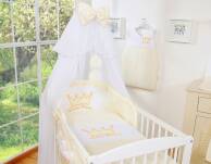 Pościel dla niemowląt BOBONO 5-cz Little Prince/Princess kremowe