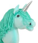 Hobby Horse Jednorożec na kiju mały miętowy z miętową grzywą i srebrnym rogiem - 5