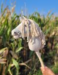Hobby Horse Mały koń na kiju Premium - cremello A4 - 7