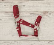 Kantar regulowany dla konia Hobby Horse A3 - bordowy - 3