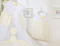 Śpiworek niemowlęcy- Little Prince/Princess kremowy - 3
