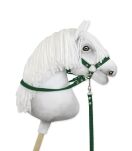 Wodze dla konia Hobby Horse – butelkowa zieleń - 2