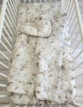 Komplet pościeli dla niemowląt z wypełnieniem 2-cz 75x100cm NEWBORN - Peonies beige - 3