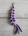Uwiąz dla Hobby Horse ze sznurka – fiolet/ ciemny fiolet/ lawenda - 2