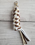 Uwiąz dla Hobby Horse ze sznurka – jasny beż/ brąz/ biały - 2