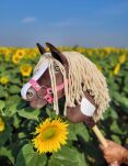 Hobby Horse Mały koń na kiju Premium - western IV ciemnogniady z jasną grzywą A4 - 6
