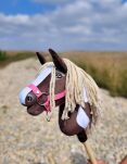 Hobby Horse Mały koń na kiju Premium - western IV ciemnogniady z jasną grzywą A4 - 8