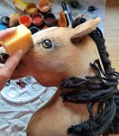 Hobby Horse Duży koń na kiju Premium - maść jelenia A3 - 5