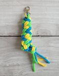 Uwiąz dla Hobby Horse ze sznurka – jasny zielony/ turkus/ żółty - 2