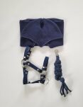 Zestaw dla Hobby Horse A3: derka + nauszniki – granat - 2