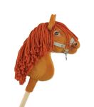 Hobby Horse Mały koń na kiju Premium - kasztan A4 - 2