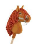 Hobby Horse Mały koń na kiju Premium - kasztan A4 - 3