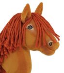 Hobby Horse Mały koń na kiju Premium - kasztan A4 - 5