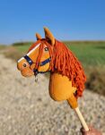 Hobby Horse Mały koń na kiju Premium - kasztan A4 - 6