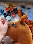 Hobby Horse Mały koń na kiju Premium - kasztan A4 - 9