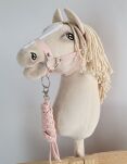 Uwiąz dla Hobby Horse ze sznurka – pudrowy róż - 2