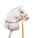 Wodze dla konia Hobby Horse – pomarańczowe - 2