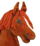 Hobby Horse Duży koń na kiju Premium - kasztan A3 - 3