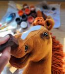 Hobby Horse Duży koń na kiju Premium - kasztan A3 - 4