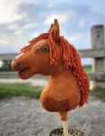 Hobby Horse Duży koń na kiju Premium - kasztan A3 - 6