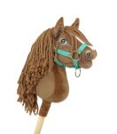 Hobby Horse Mały koń na kiju Premium - jasny kasztan A4 - 2