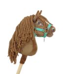 Hobby Horse Mały koń na kiju Premium - jasny kasztan A4 - 4