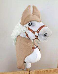 Zestaw dla Hobby Horse A4: derka + nauszniki – camel