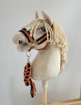 Uwiąz dla Hobby Horse ze sznurka – czarno-rudy - 2