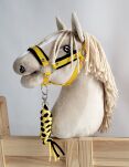 Uwiąz dla Hobby Horse ze sznurka – czarno-żółty - 2