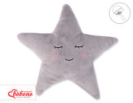 Poduszka Little STAR z grzechotką- szara - 4