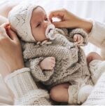 BIBS Smoczek uspokajający kauczuk Hevea M White (6-12 m-cy) - 2