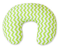 Poduszka do karmienia- Simple chevron zielone - 2