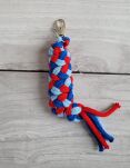 Uwiąz dla Hobby Horse ze sznurka – błękit/ chaber/ czerwony - 2
