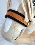 Kantar regulowany dla konia Hobby Horse A3 rudy z czarnym futerkiem - 2