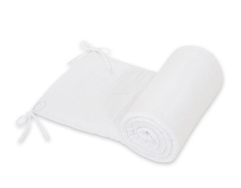 Ochraniacz uniwersalny MUŚLIN 180x30 cm – biały