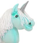 Hobby Horse Jednorożec na kiju mały miętowy z białą grzywą i srebrnym rogiem - 4